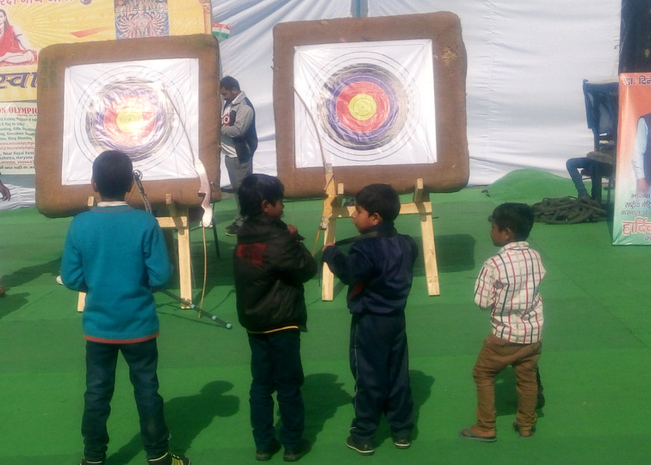 Archery Training Programme on Gorakhnath Jayanti , Karnal India,Archery training in India Best Arche